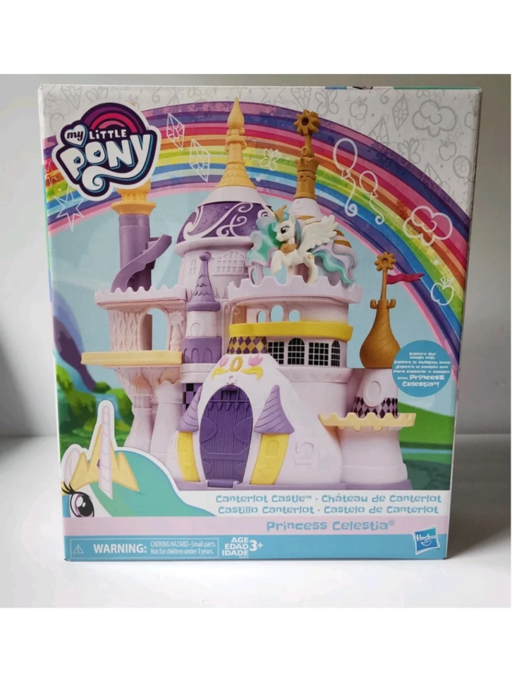 My Little Pony Canterlot Castle Playset Princess Celestia - 3 Levels of Play NEW